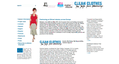 Desktop Screenshot of fashioninganethicalindustry.eu